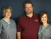 Estelle Guidry, Robert Hollier and Nikki Hollier